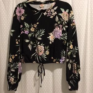 Target floral sweatshirt